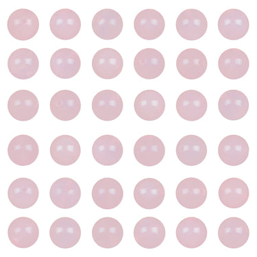 Bymitel 140Pcs Natural Crystal Beads Stone Gemstone Round Energy Healing Loose Beads with Stretch Cord for Jewelry Making Bracelets Anklets (Rose Quartz, 8mm 140pcs) Rose Quartz